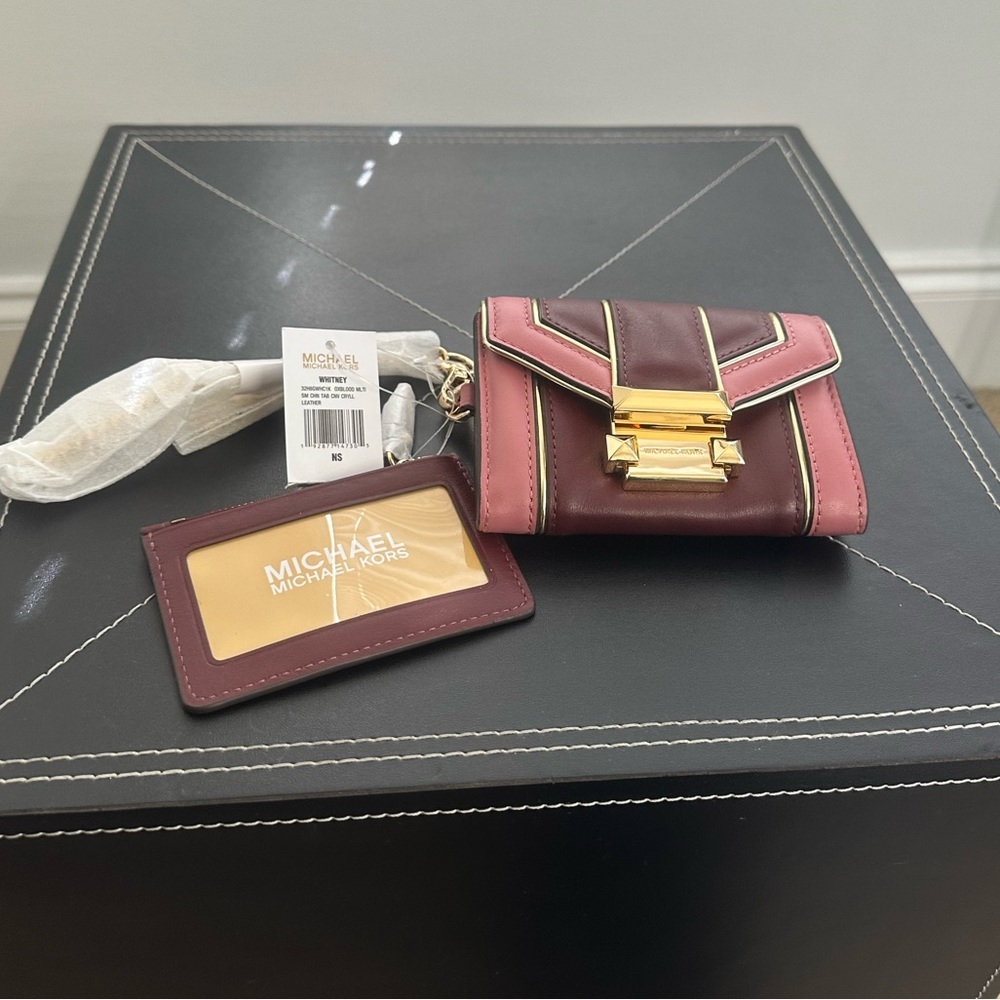 🔥🔥Michel Kors Whitney Colorblock Wallet